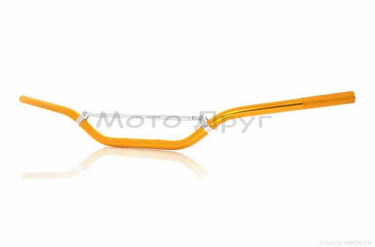 Кермо універсальне, стайлінгове d-22, жовте +перемичка