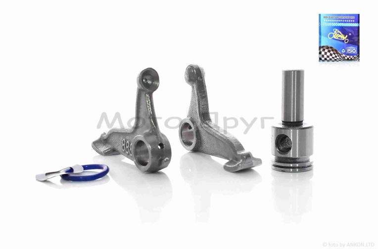 Толкатели штанг ГРМ  (коромысла)  CG125/150  +вал  “LIPAI”