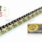 Цепь трансмиссии  428HPO-98  сальниковая O-Ring  "SFR"  (GOLD/BLACK)