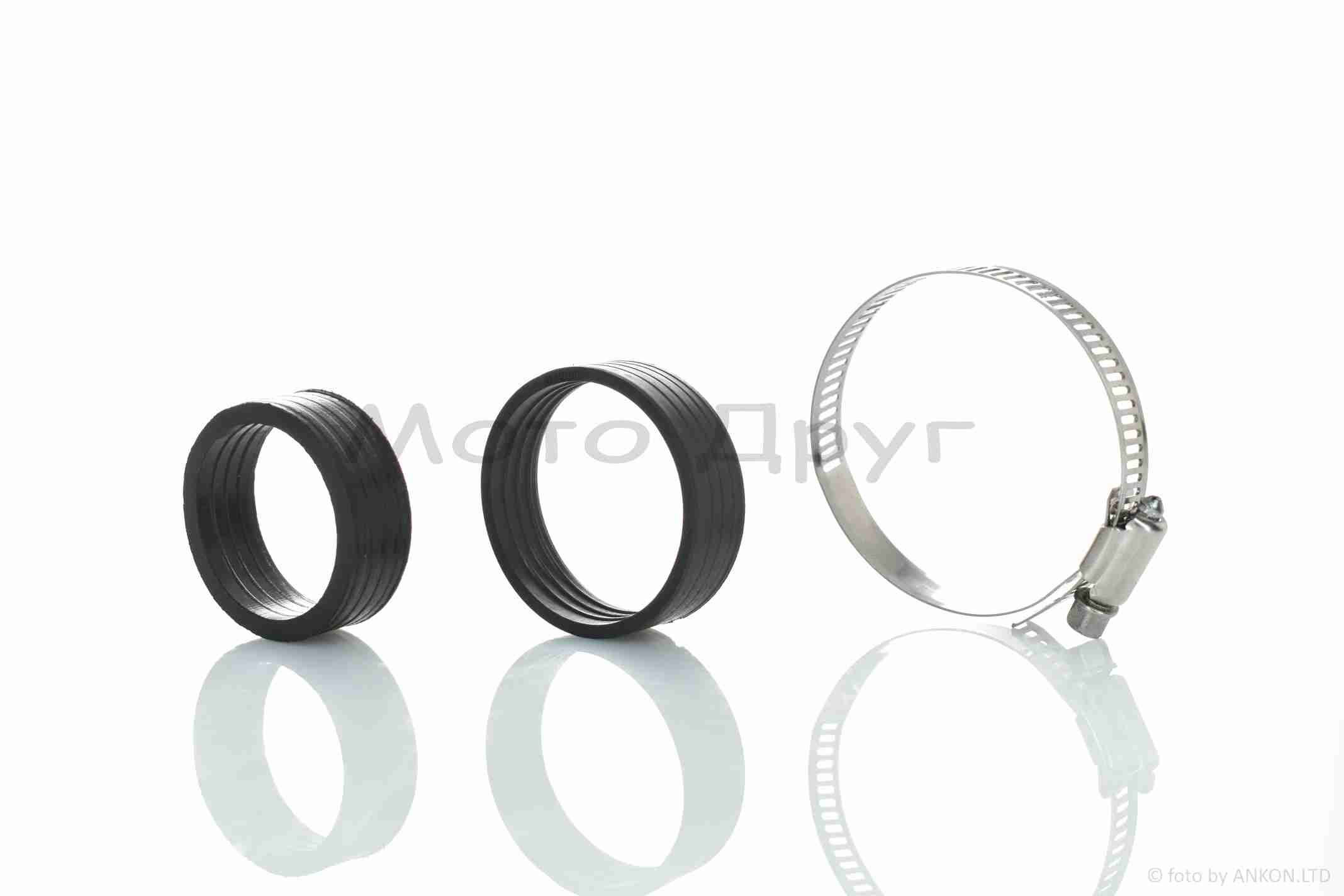 Фільтр повітряний (нульовик) d35/42/48/50 косий, відкритий #2201 (чорний) - Зображення 3