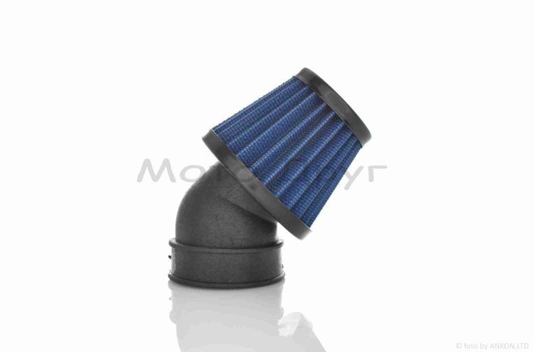 Фільтр повітряний (нульовик)  d28/35/42/48/50  косий, відкритий  #2197  (синій)