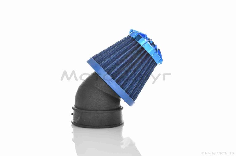 Фільтр повітряний (нульовик)  d28/35/42/48/50  косий, відкритий  #2199  (синій)