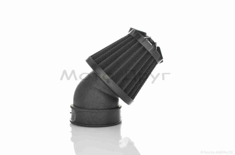 Фільтр повітряний (нульовик)  d28/35/42/48/50  косий, відкритий  #2199  (чорний)