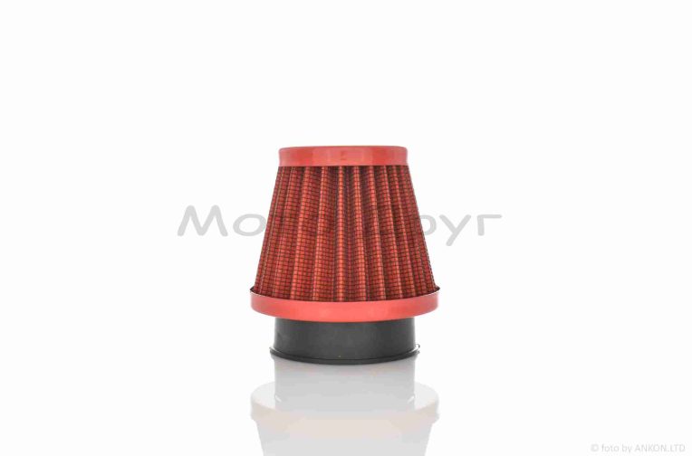 Фильтр воздушный (нулевик) d28/35/42/48/50 прямой, открытый #2200 (красный)