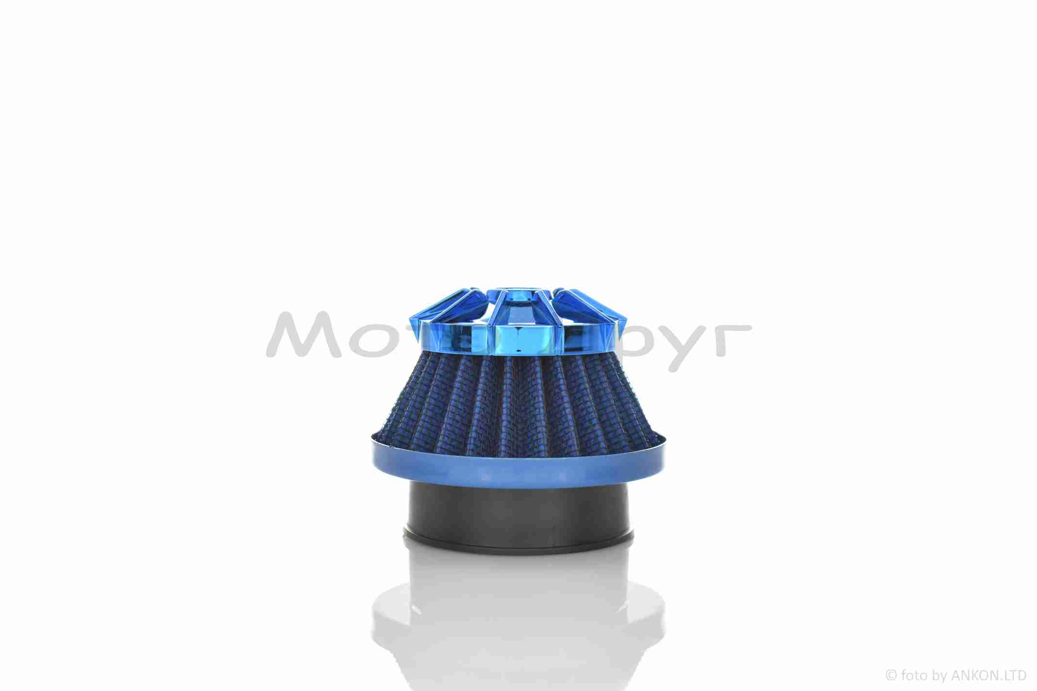 Фільтр повітряний (нульовик) d28/35/42/48/50 прямий, відкритий #2202 (синій)