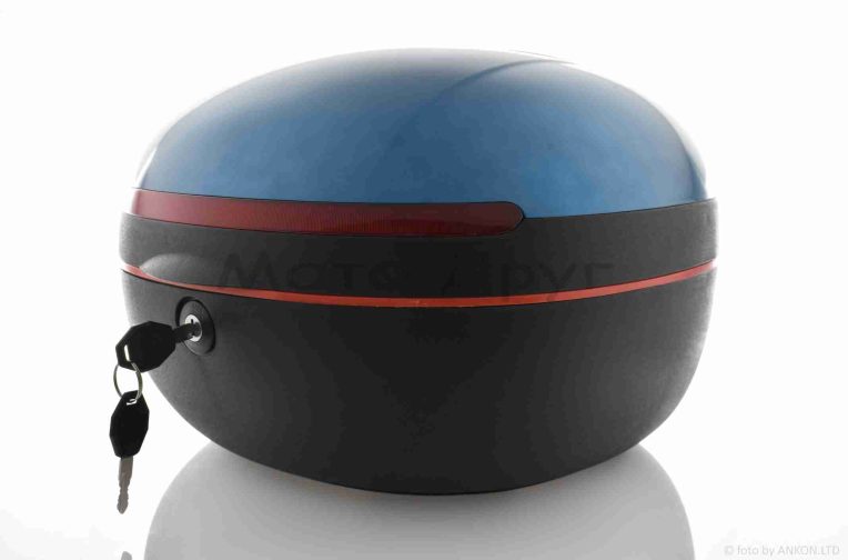 Кофр  32L  390*320*270mm  #HP011  “LIPAI”  (синий глянцевый)