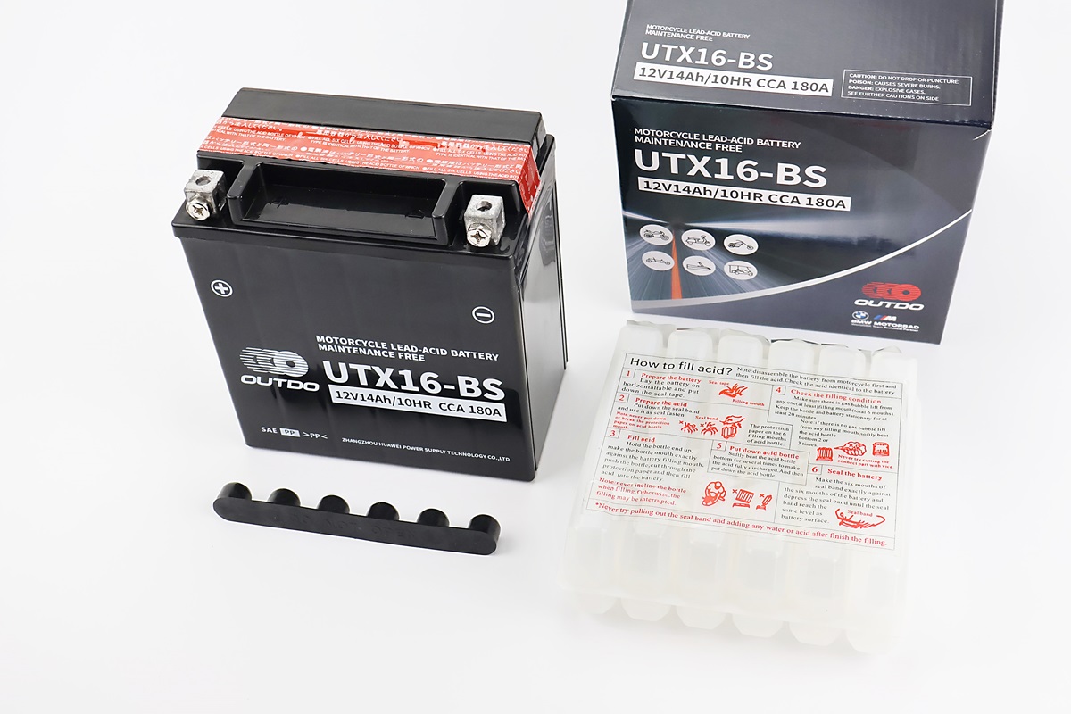 Аккумулятор 12V14Ah UTX16-BS кислотный (L145*W85*H160mm)