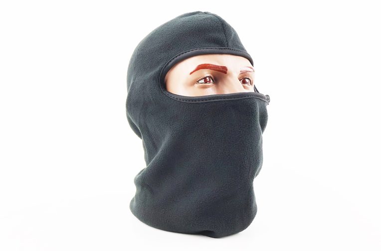 Подшлемник зимний (балаклава) Чёрный, тип2