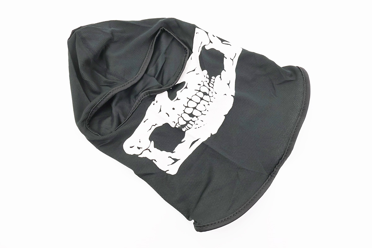 Подшлемник летний (балаклава) Чёрный с рисунком — изображение 4