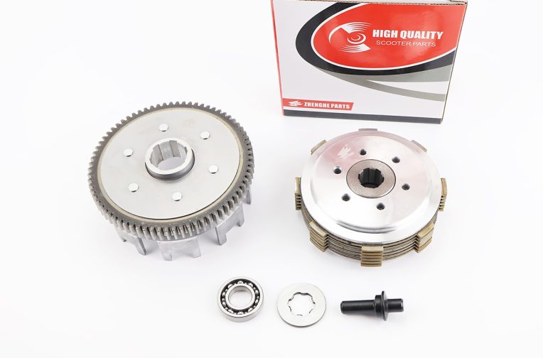 Зчеплення, маховик у зборі (6 болтів, маховик 73T) CB-150/200cc, тип 1