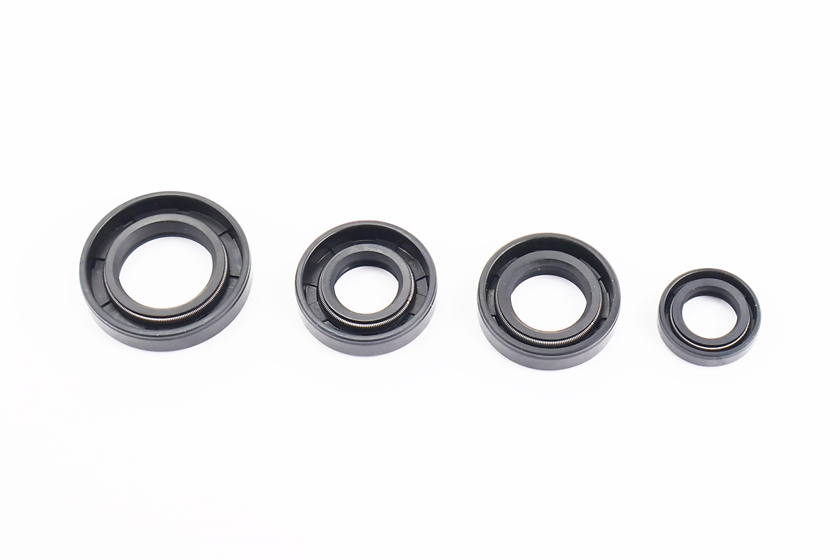 Сальники к-кт 4шт (12x20x5; 14x28x7; 20x34x7; 16x28x7) двигуна, CBВ-250cc - Зображення 2