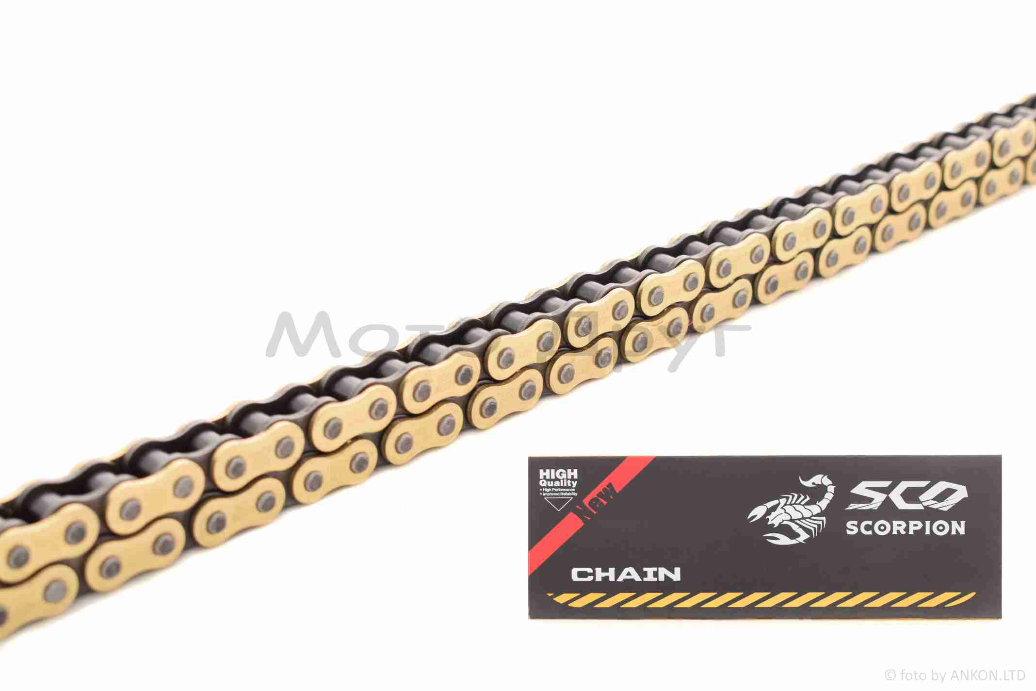 Ланцюг трансмісії 428HPO-128L сальниковий Мураха, Ява, CZ "SCORPION"