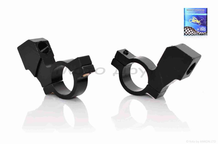 Хомуты на руль для крепления зеркал d10, D21 с выносом “LIPAI”