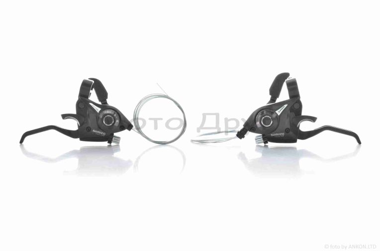 Перемикачі швидкостей (моноблоки) вело  8/3 швидкостей  “SHMN V-brake”  #XMN-009/XMN-010