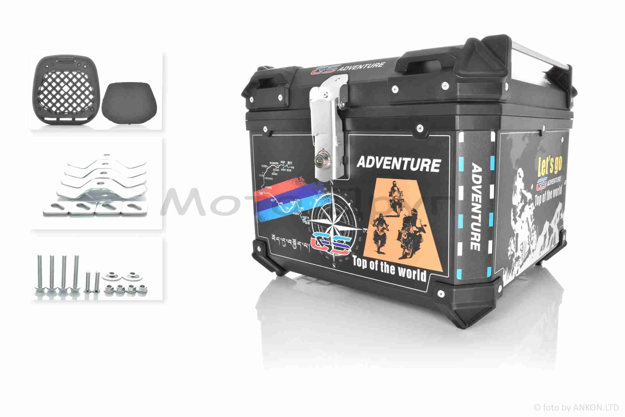 Кофр 60L 460*400*330mm #1591 "MOTO LIFE"