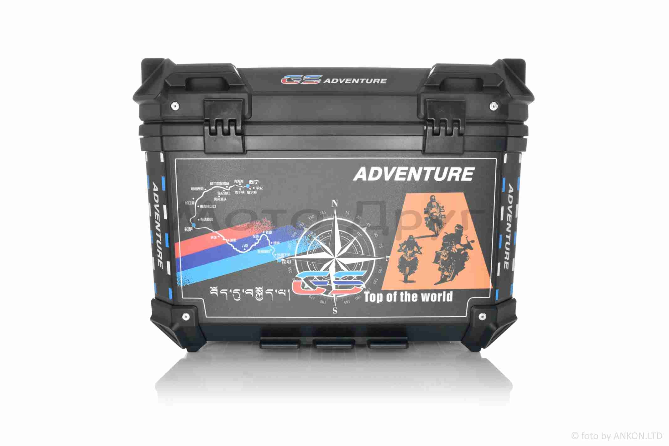 Кофр 60L 460*400*330mm #1591 "MOTO LIFE" — изображение 3