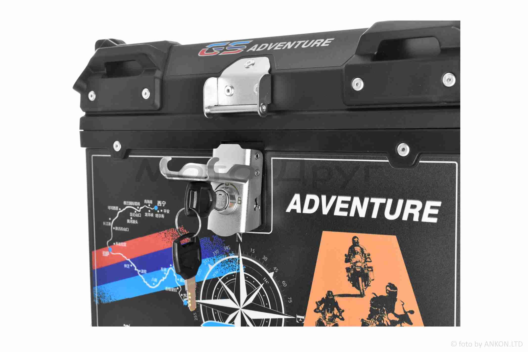 Кофр 60L 460*400*330mm #1591 "MOTO LIFE" — изображение 7