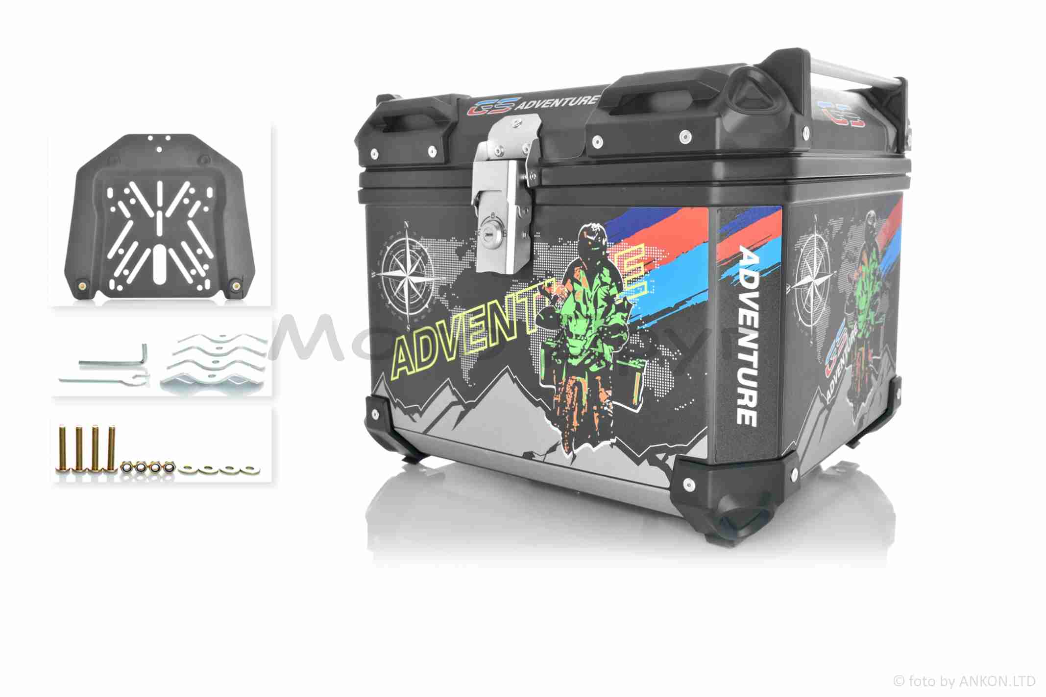 Кофр 51L 440*350*330mm #1569 "MOTO LIFE"