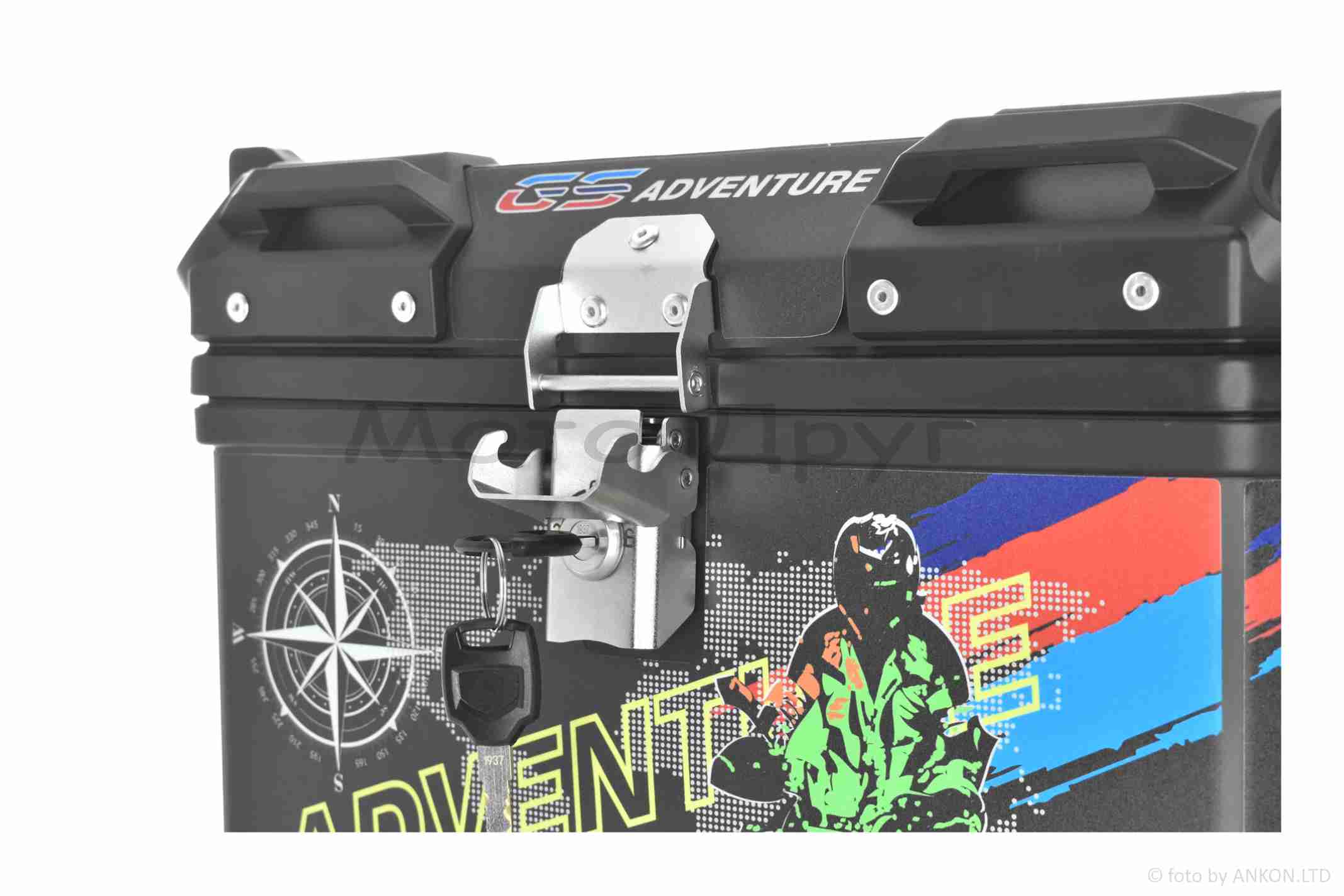 Кофр 51L 440*350*330mm #1569 "MOTO LIFE" — изображение 7