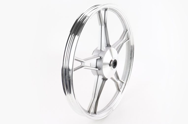 Диск передний литой 1,2-17″ DELTA, серебристый (ось 10мм)