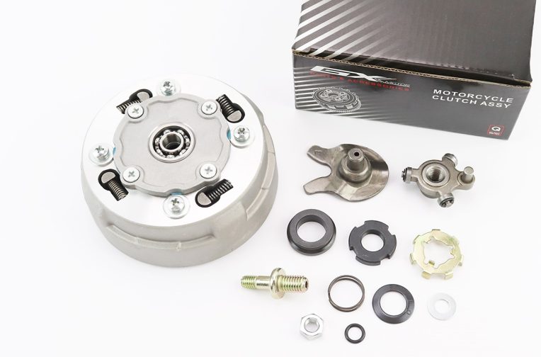 Сцепление трёхдисковое в сборе (корзина) Active 110cc – “автомат” + 11 детали