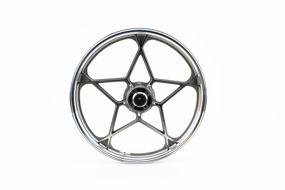 Диск колісний передній литий "під диск" 18Х1,6 Viper-125J СІРИЙ (вісь 12мм) - Зображення 3