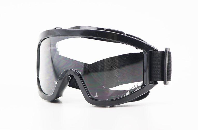 Окуляри кросові/ендуро/АТV, чорні (прозоре скло), YT-73832