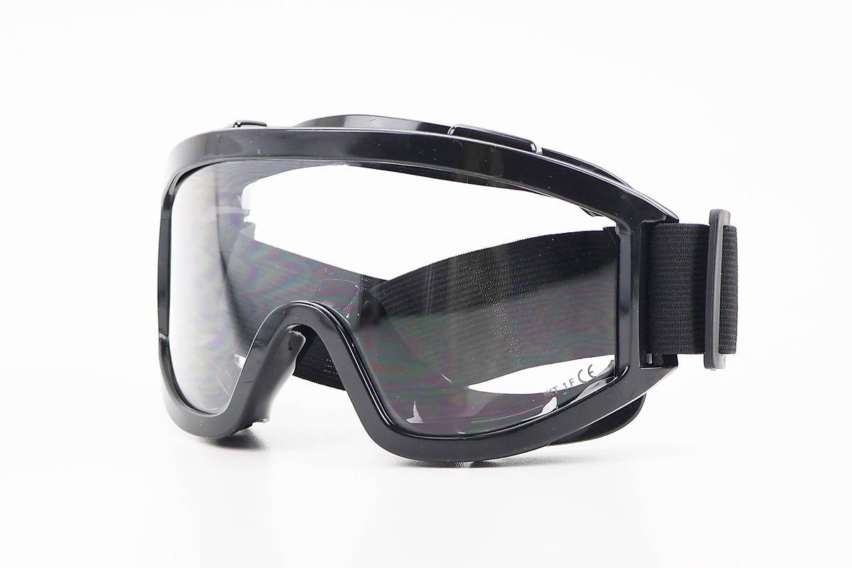 Окуляри кросові/ендуро/АТV, чорні (прозоре скло), YT-73832
