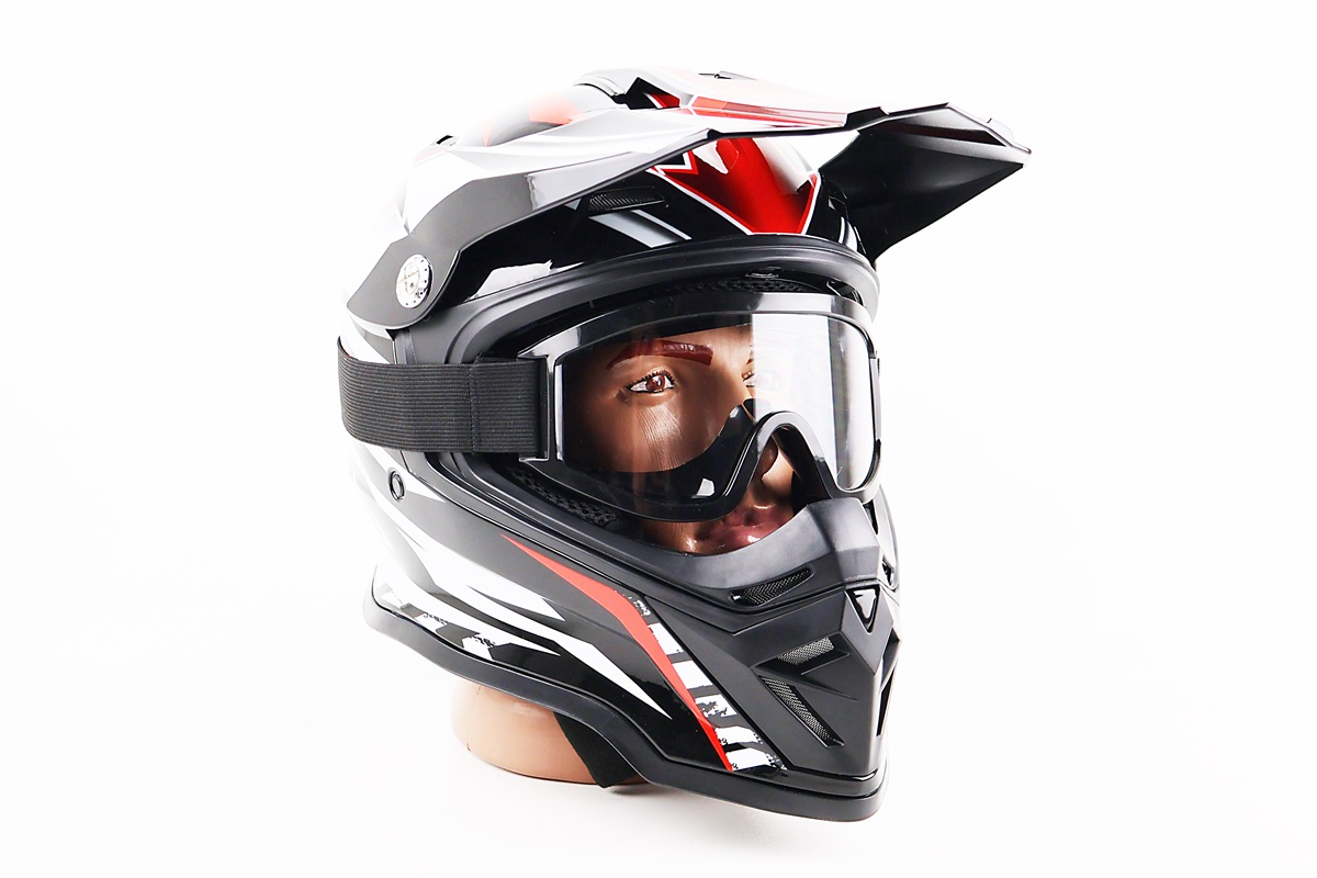 Окуляри кросові/ендуро/АТV, чорні (прозоре скло), YT-73832 - Зображення 3