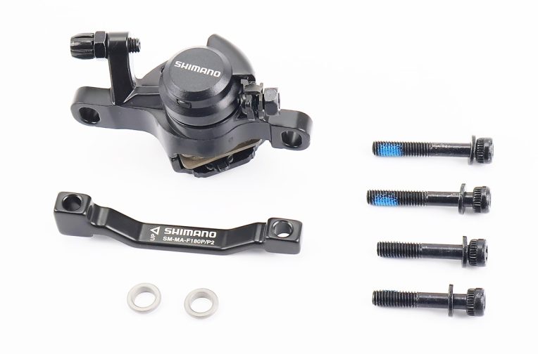 Гальмівний супорт передній (F160/R140мм), чорний BR-TX805F