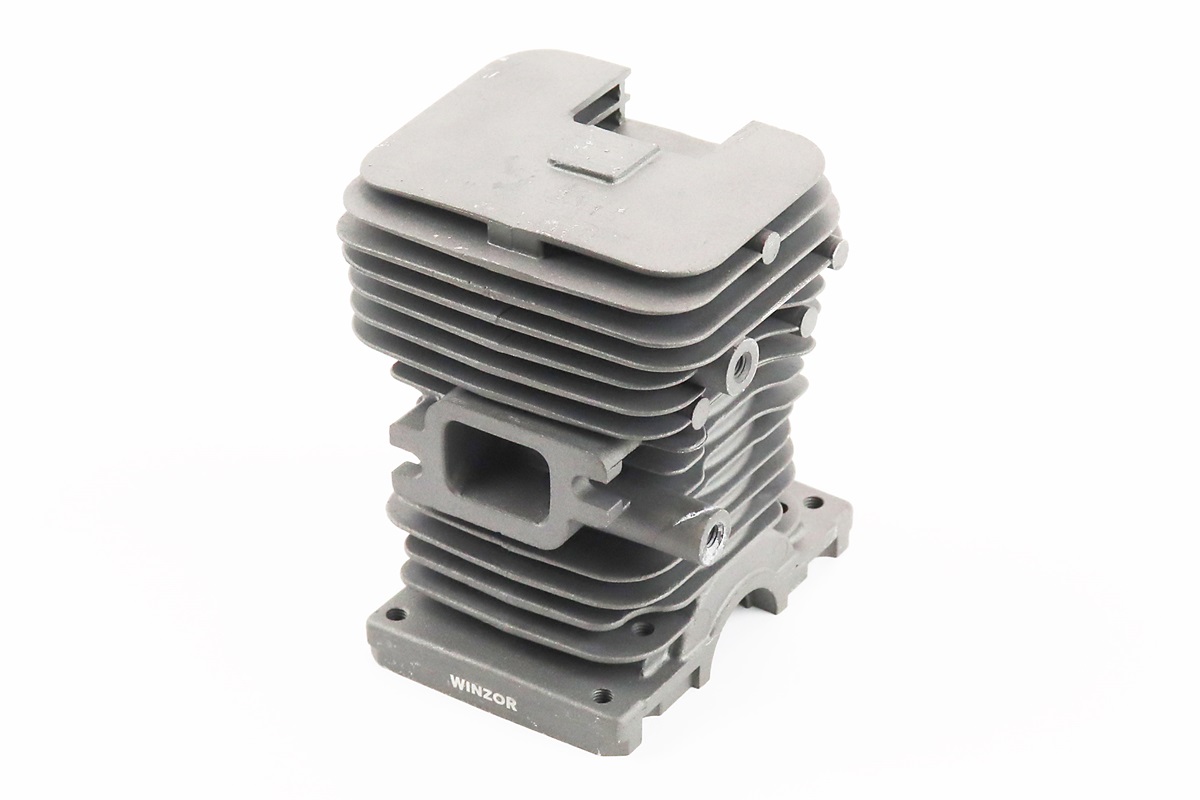 Цилиндр к-кт (цпг) MS-180 38mm (палец 10mm) "черный"+поддон+свеча+болты — изображение 2