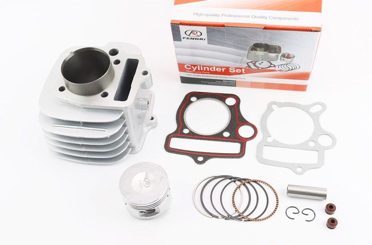 Цилиндр к-кт (цпг) 125cc-52,4мм (палец 13мм, высота цилиндра 78,3мм, высота поршня 37мм)