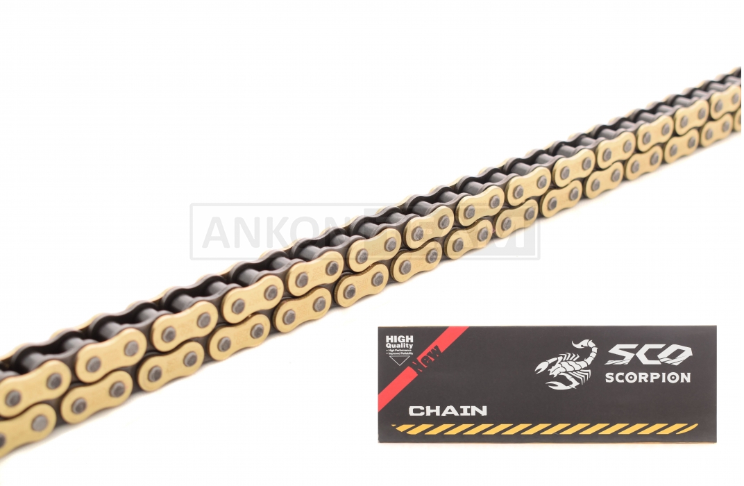 Цепь трансмиссии 428H-128L Муравей, Ява, CZ "SCORPION"