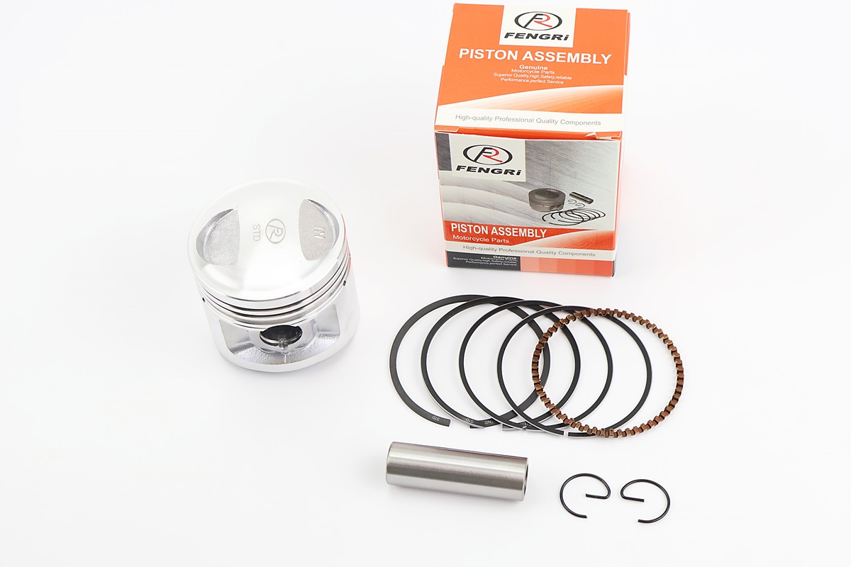 Поршень к-кт CB/CG125cc 56,5мм STD (висота 52,0мм; палець 15мм)