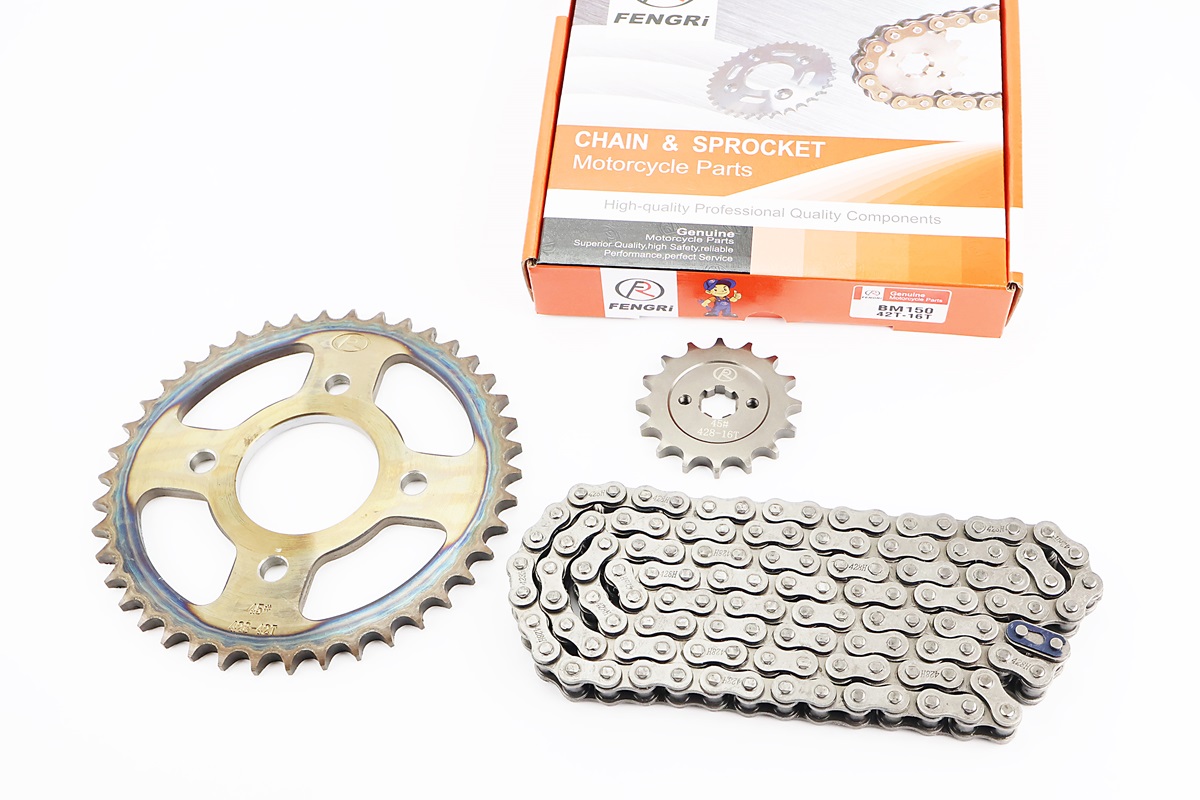 BOXER BM/ВМX 150cc Зірки, ланцюг к-кт - 428H-122L+42T+16T "гартована"