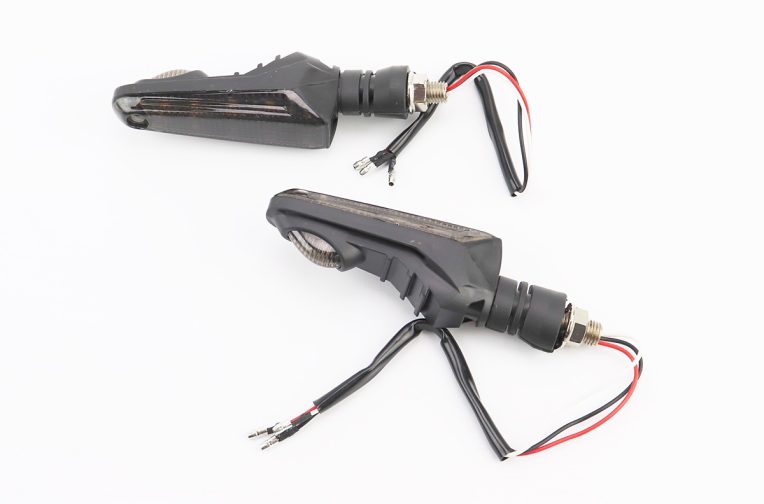 Поворот диодный на гибкой ножке + габарит белый LED ЛОДОЧКА тип 2″секвентальный”, 2шт