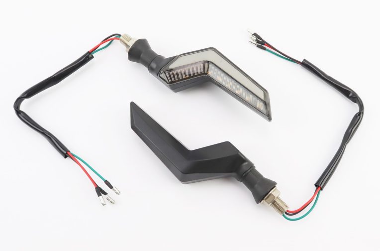 Поворот диодный на гибкой ножке + стоп сигнал/габарит LED ИЗГИБ тип 1 “секвентальный”, 2шт
