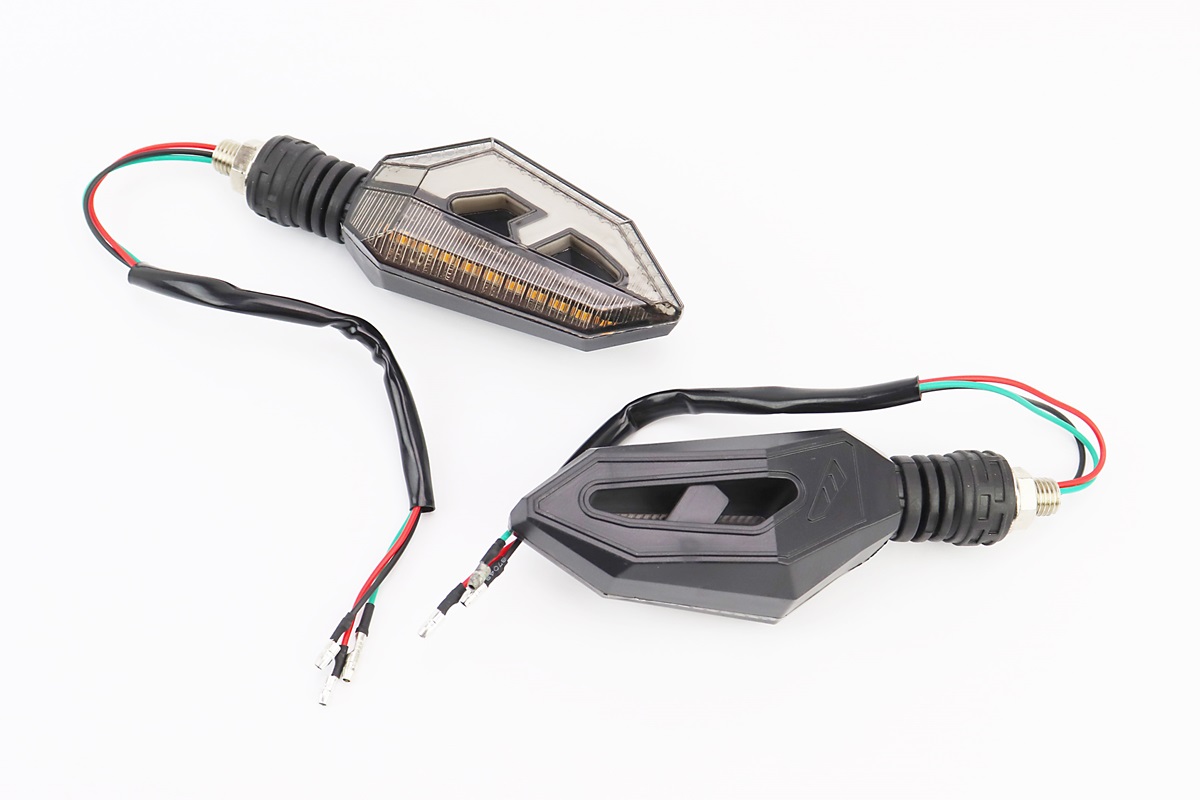 Поворот диодный на гибкой ножке + стоп сигнал/габарит LED СТРЕЛА тип 1"секвентальный", 2шт