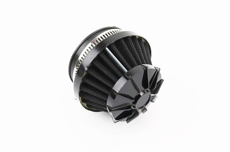 Фильтр воздушный нулевой 25/35/50мм прямой “конус” черный (малый)