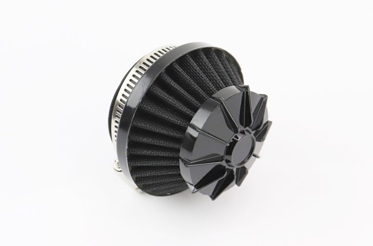 Фільтр повітряний нульовий 42мм прямий “конус” чорний (малий)