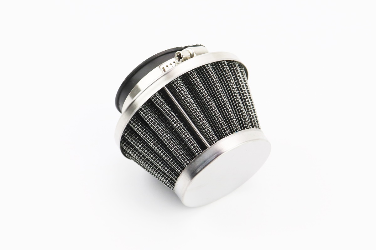 Фільтр повітряний нульовий 42мм прямий "конус", низький ХРОМ