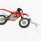 Брелок "MOTOCROSS", гумовий 86х62мм