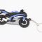 Брелок мото "YAMAHA R6", гумовий 90х 60 мм