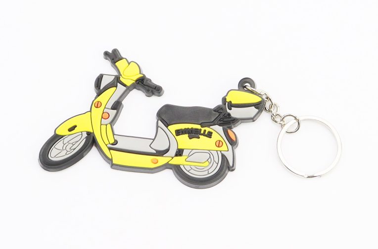 Брелок мото “СКУТЕР”, гумовий 80×55мм