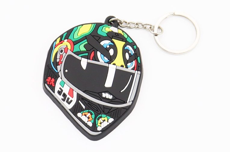 Брелок шолом “AGV”, гумовий 60х50мм