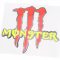 Наклейка "MONSTER" 120х110мм