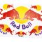 Наклейки на планшеті "Red Bull" набір 6шт 26х17, 7069В