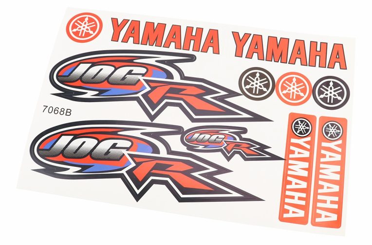 Наклейки на планшеті “Yamaha JOG” 11шт 26х17, 7068В