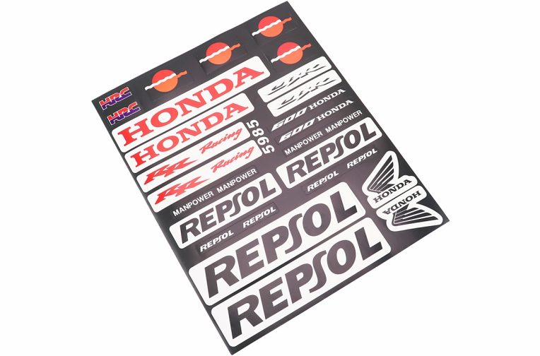 Наклейки на планшеті “HONDA” набір 24шт 18х22, 5985