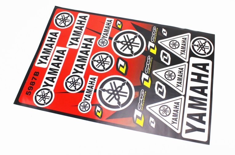 Наклейки на планшеті “YAMAHA” 25 шт 43 х 28, 5987В